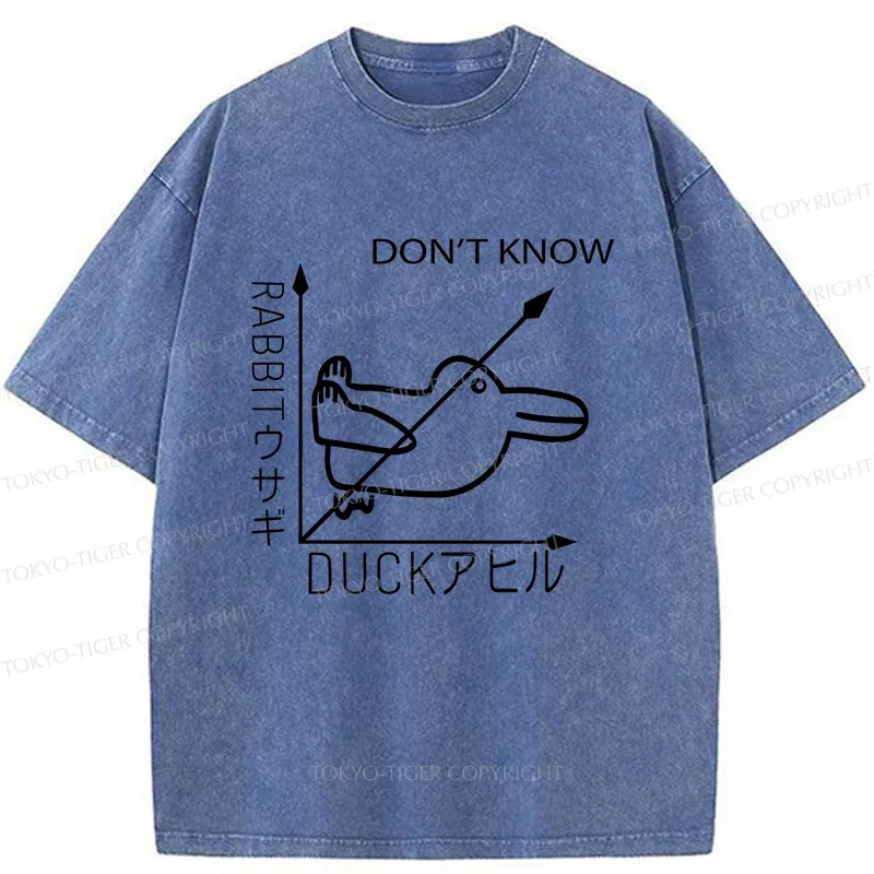 Tokyo-Tiger Rabbit Or Duck Washed T-Shirt