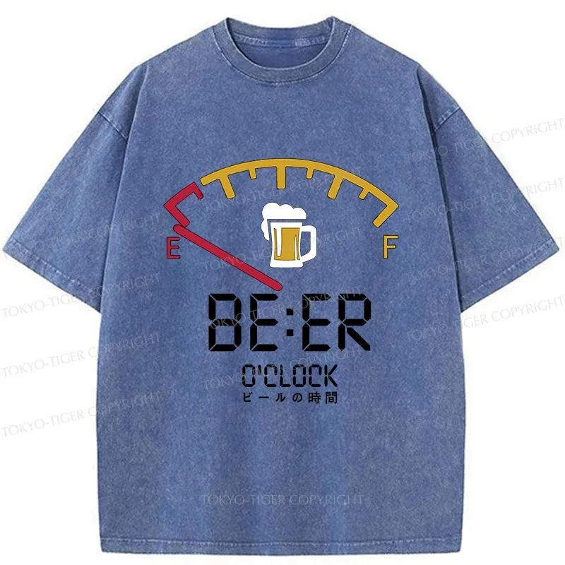Tokyo-Tiger Beer Time Washed T-Shirt