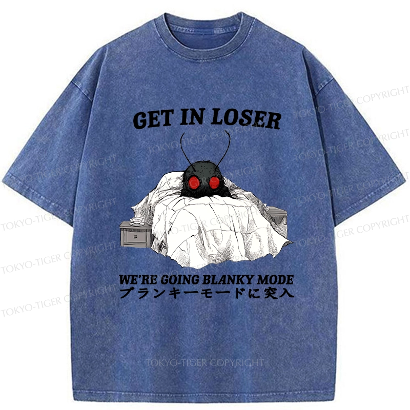 Tokyo-Tiger We're Going Blanky Mode Washed T-Shirt