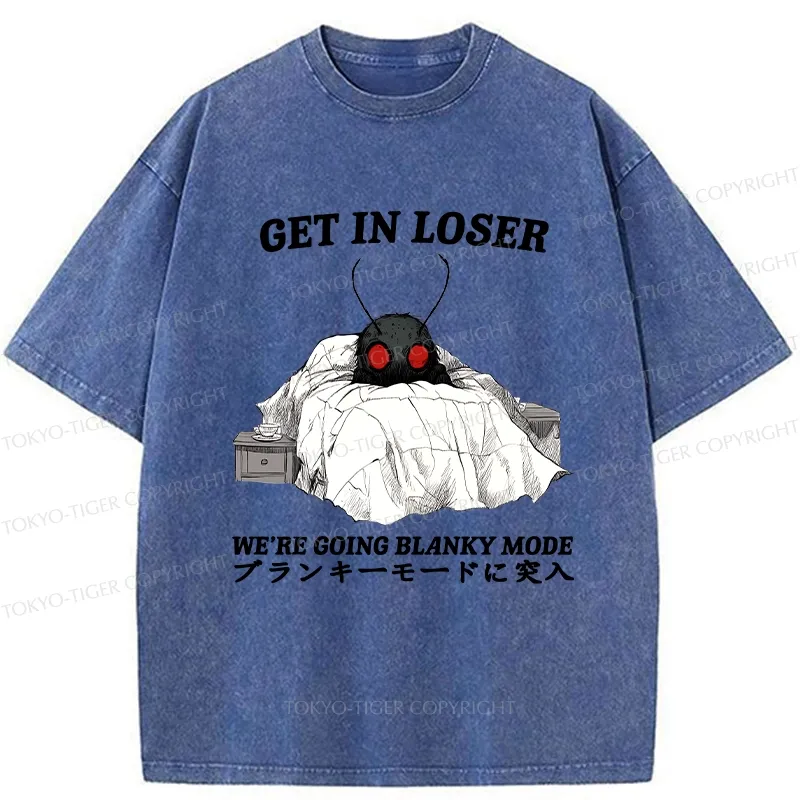 Tokyo-Tiger We're Going Blanky Mode Washed T-Shirt