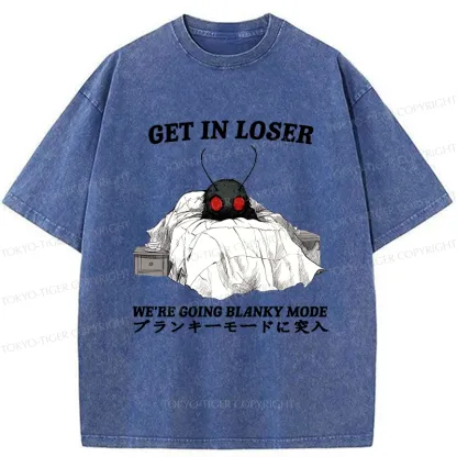 Tokyo-Tiger We're Going Blanky Mode Washed T-Shirt
