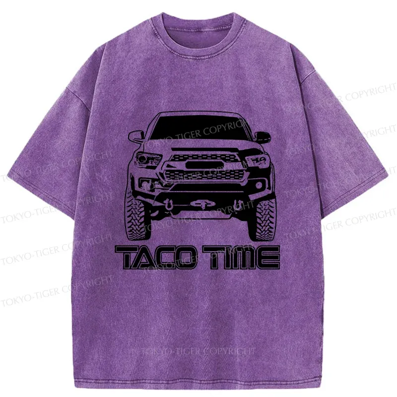 Tokyo-Tiger Japanese Classic Car Washed T-Shirt