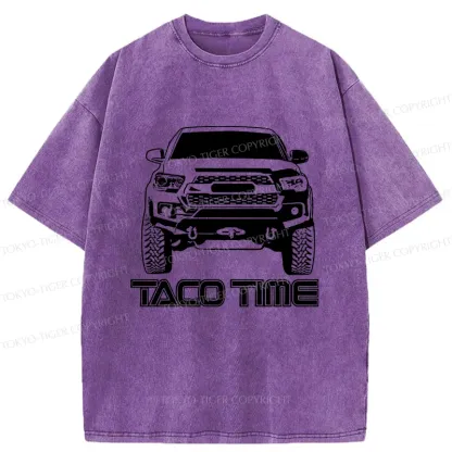 Tokyo-Tiger Japanese Classic Car Washed T-Shirt