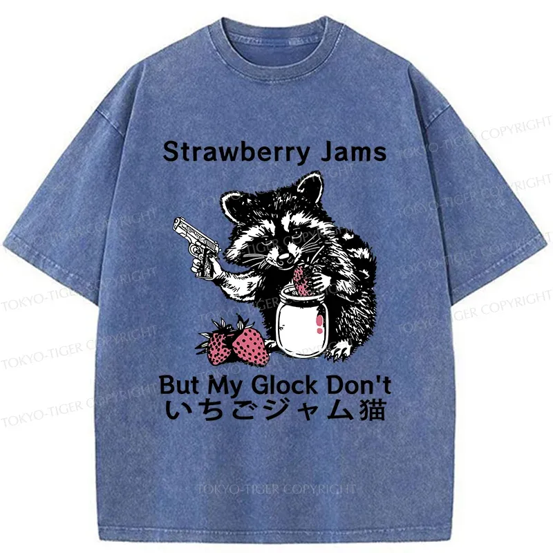 Tokyo-Tiger Naughty Raccoon Washed T-Shirt