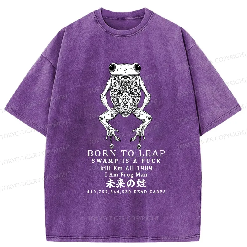 Tokyo-Tiger Born To Leap Washed T-Shirt