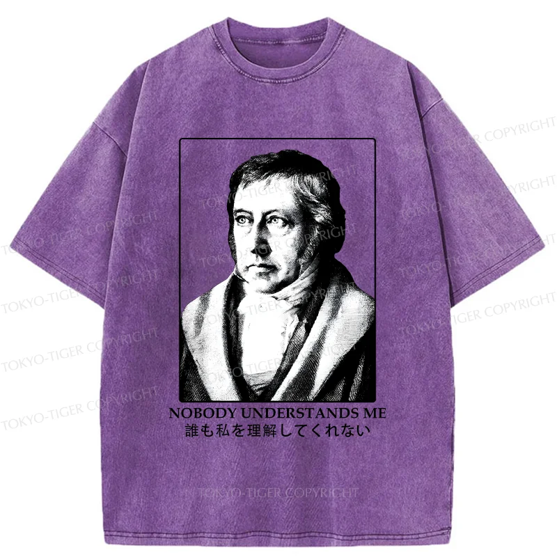 Tokyo-Tiger Nobody Understands Me Washed T-Shirt