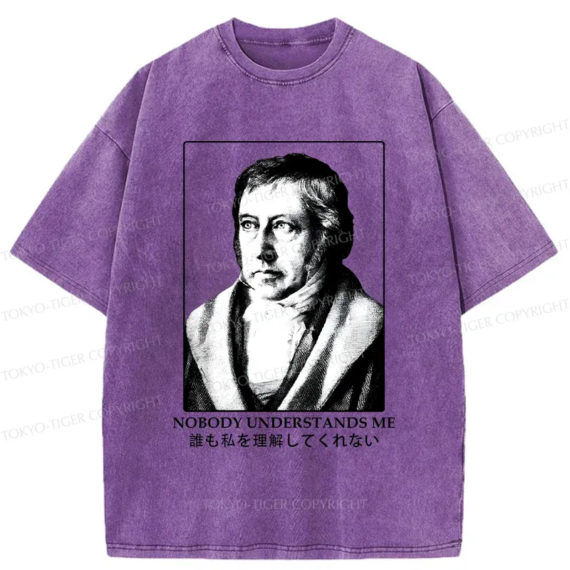 Tokyo-Tiger Nobody Understands Me Washed T-Shirt
