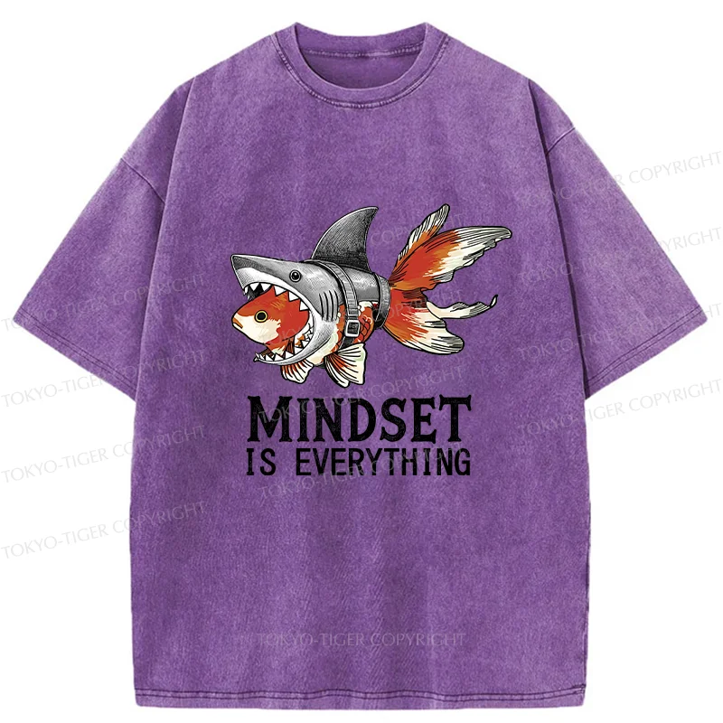 Tokyo-Tiger Goldfish Disguised As Shark Washed T-Shirt