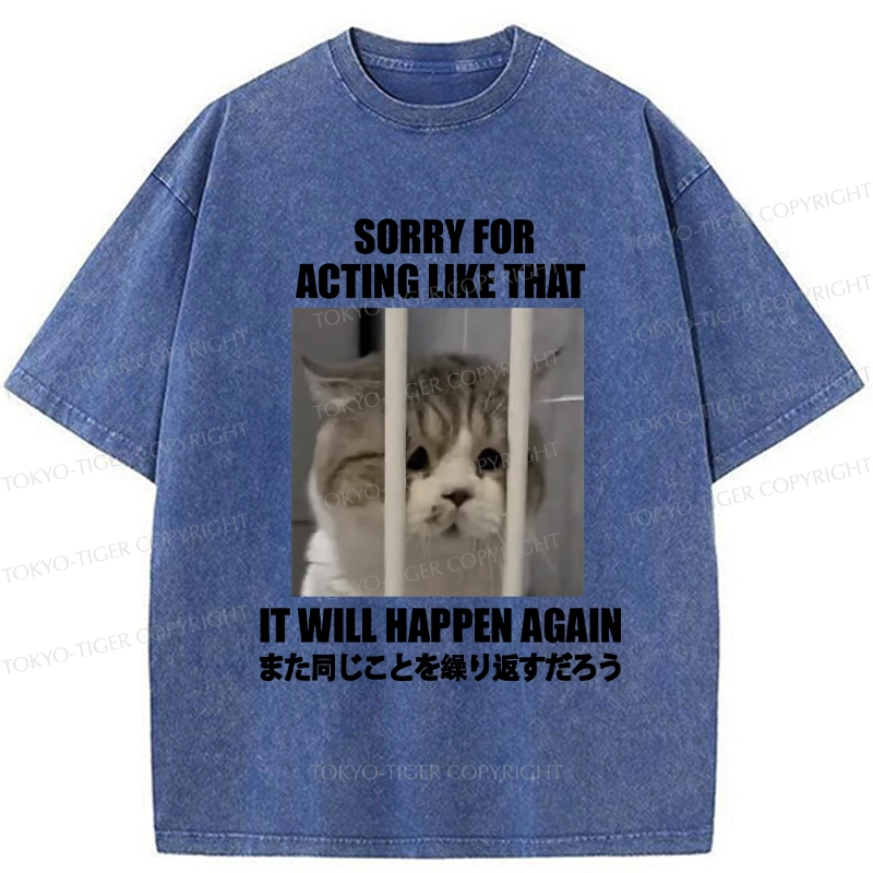 Tokyo-Tiger It Will Happen Again Washed T-Shirt
