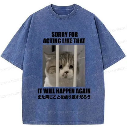 Tokyo-Tiger It Will Happen Again Washed T-Shirt