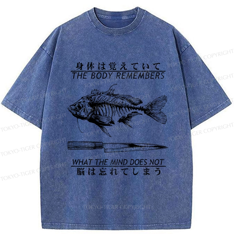 Tokyo-Tiger Unforgotten By The Body Washed T-Shirt