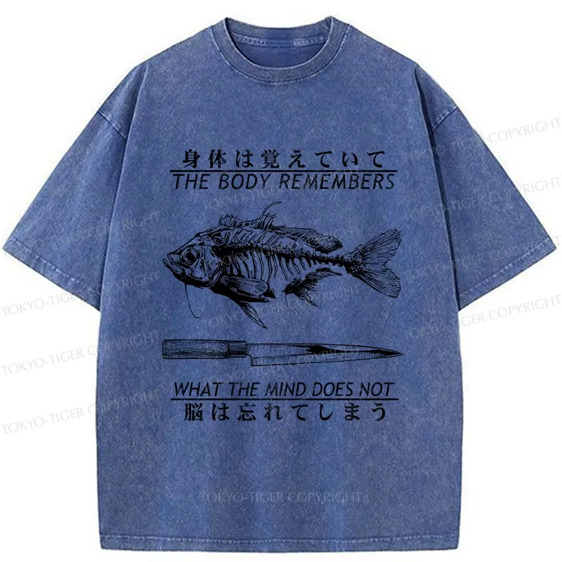 Tokyo-Tiger Unforgotten By The Body Washed T-Shirt