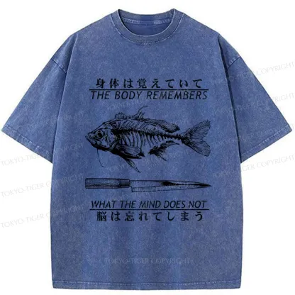 Tokyo-Tiger Unforgotten By The Body Washed T-Shirt