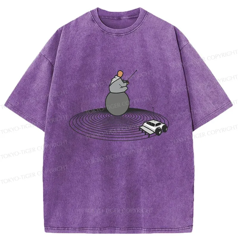 Tokyo-Tiger Interesting Zen Washed T-Shirt