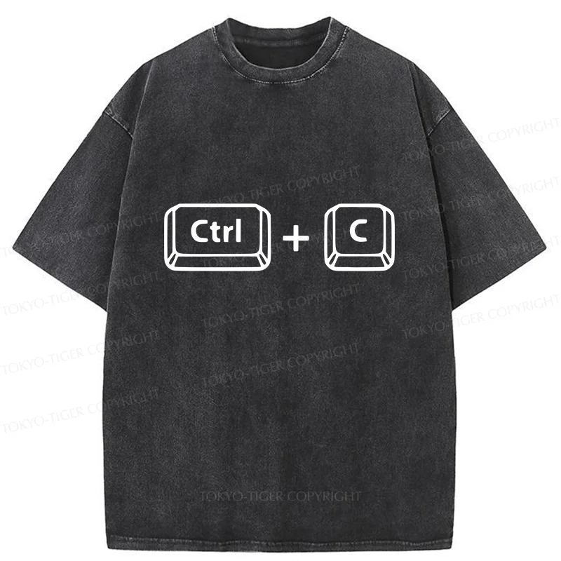 Tokyo-Tiger Father's Day Funny Washed T-Shirt