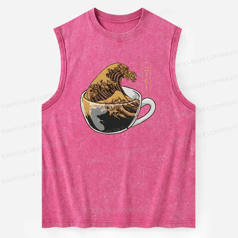 Tokyo-Tiger Coffee Wave Washed Tank