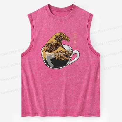 Tokyo-Tiger Coffee Wave Washed Tank