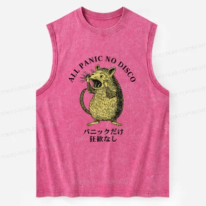 Tokyo-Tiger All Panic No Disco Washed Tank