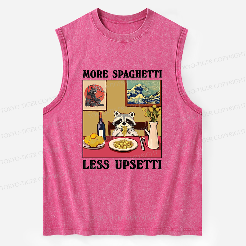 Tokyo-Tiger More Spaghetti Less Upsetti Japanese Washed Tank