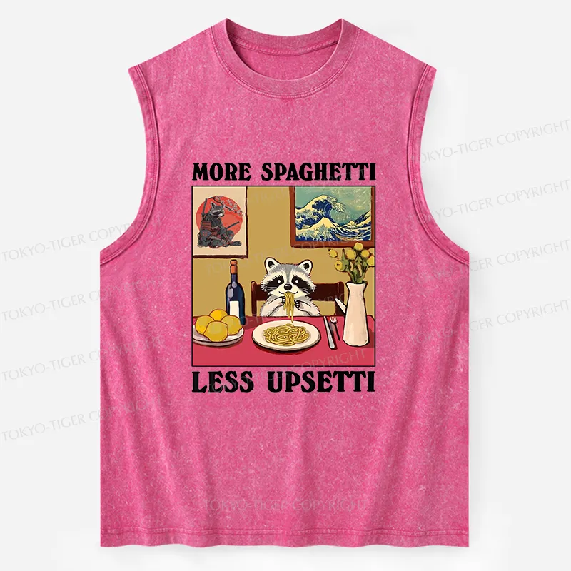 Tokyo-Tiger More Spaghetti Less Upsetti Japanese Washed Tank
