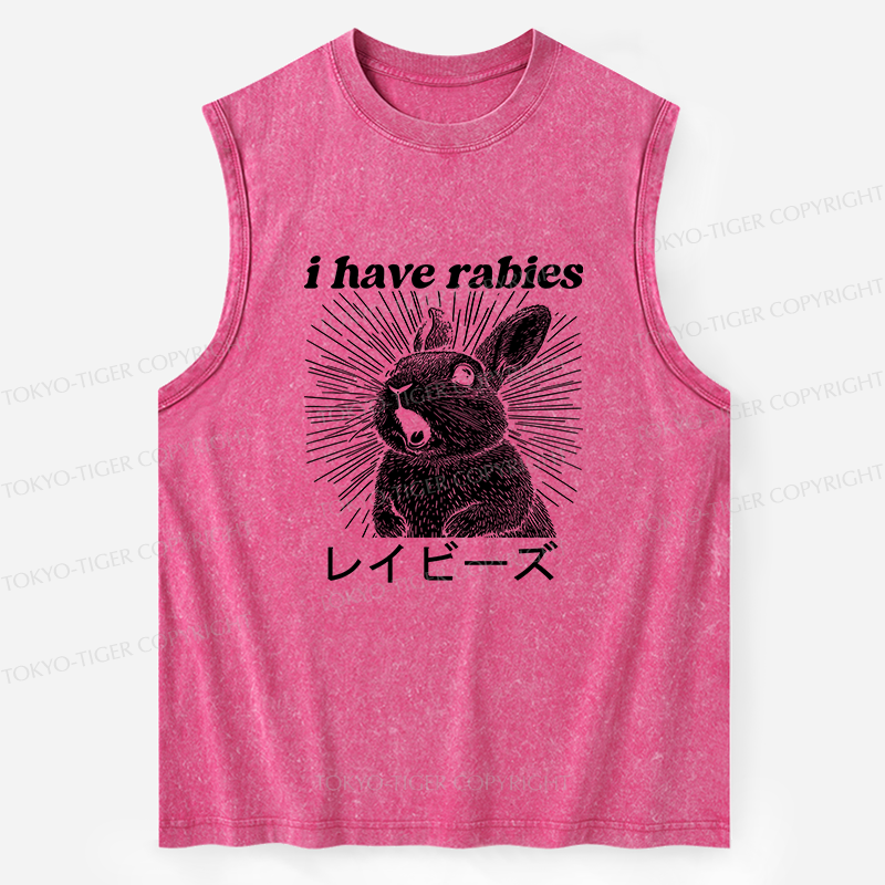 Tokyo-Tiger Funny Rabbit Washed Tank