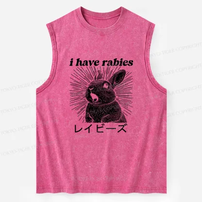 Tokyo-Tiger Funny Rabbit Washed Tank