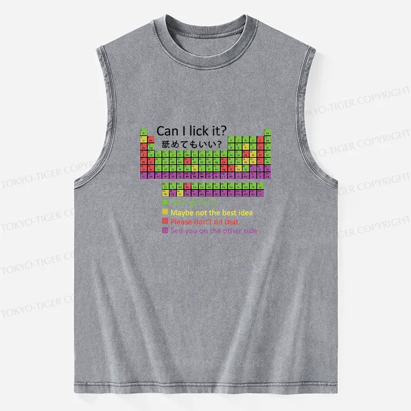 Tokyo-Tiger Can I Lick It Washed Tank