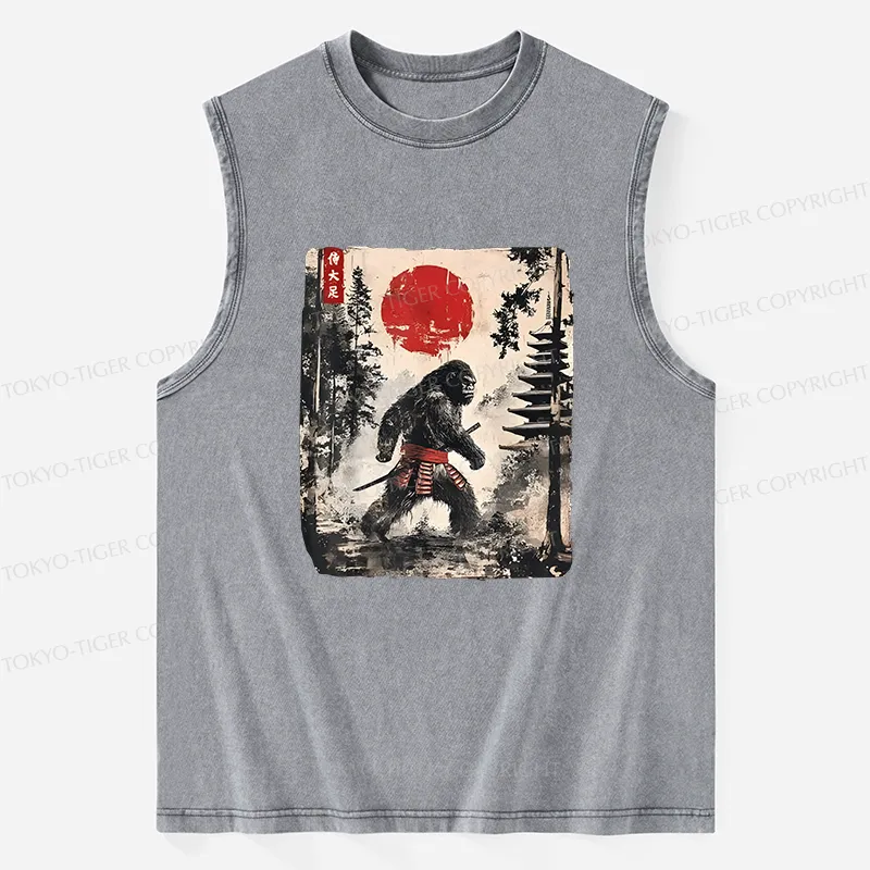 Tokyo-Tiger Japanese Samurai Bigfoot Washed Tank