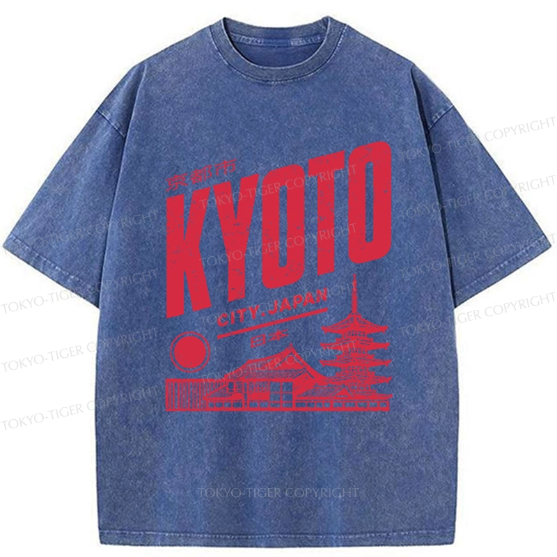Tokyo-Tiger Vintage Kyoto Washed T-Shirt