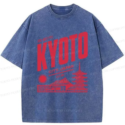 Tokyo-Tiger Vintage Kyoto Washed T-Shirt