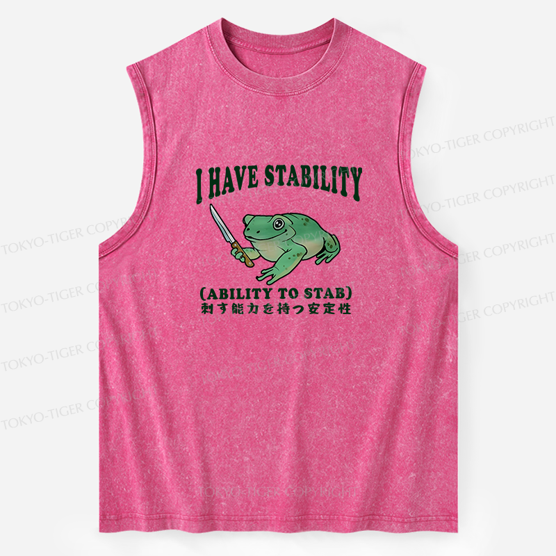 Tokyo-Tiger Mentally Stable Assassin Frog Washed Tank