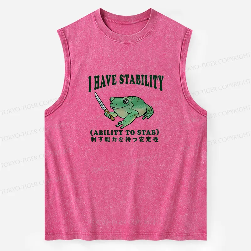 Tokyo-Tiger Mentally Stable Assassin Frog Washed Tank