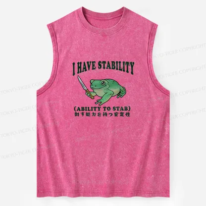 Tokyo-Tiger Mentally Stable Assassin Frog Washed Tank