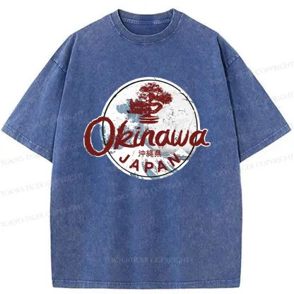 Tokyo-Tiger Vintage Japanese Okinawa Washed T-Shirt