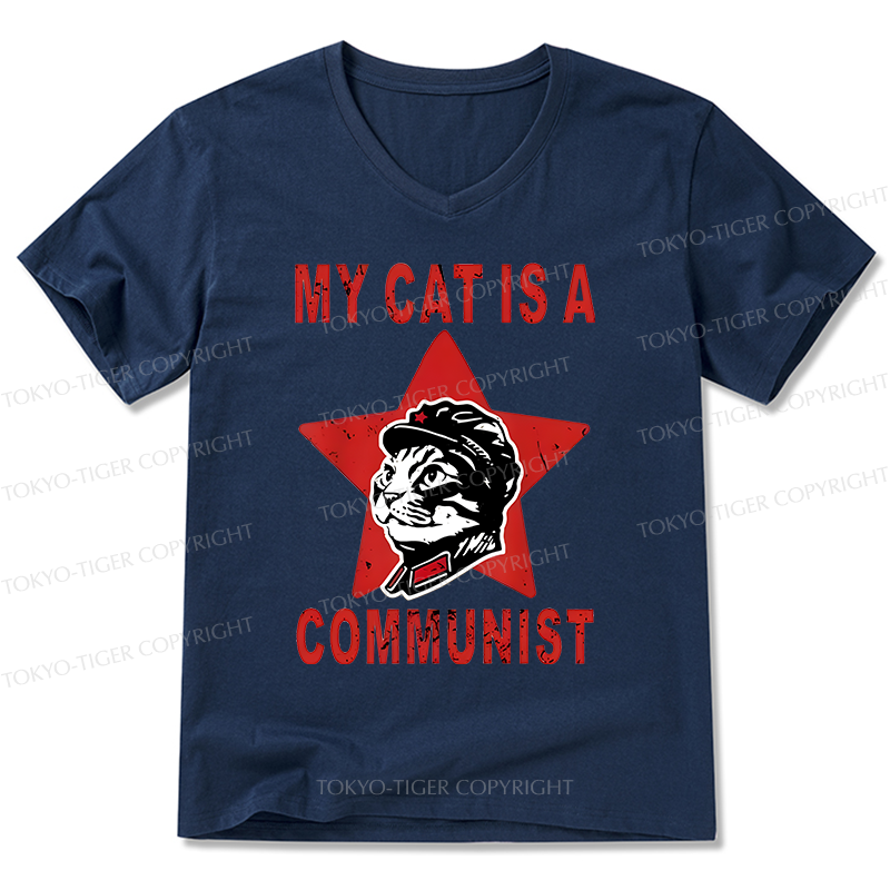 Tokyo-Tiger Funny Cat-ism V-Neck Classic T-Shirt