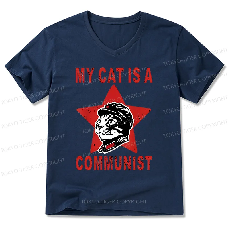 Tokyo-Tiger Funny Cat-ism V-Neck Classic T-Shirt