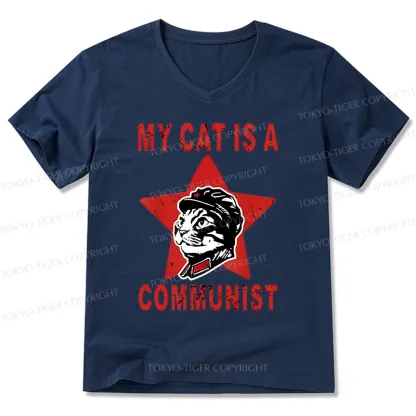 Tokyo-Tiger Funny Cat-ism V-Neck Classic T-Shirt