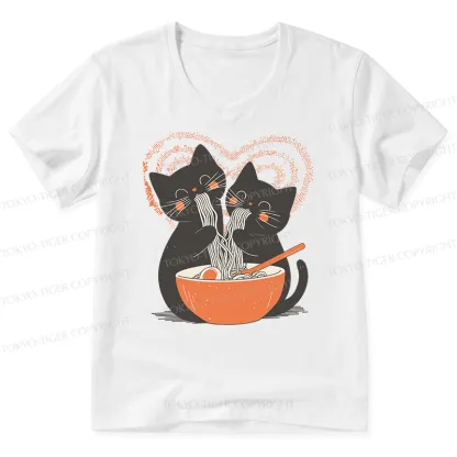 Tokyo-Tiger Let's Eat Ramen Together V-Neck Classic T-Shirt