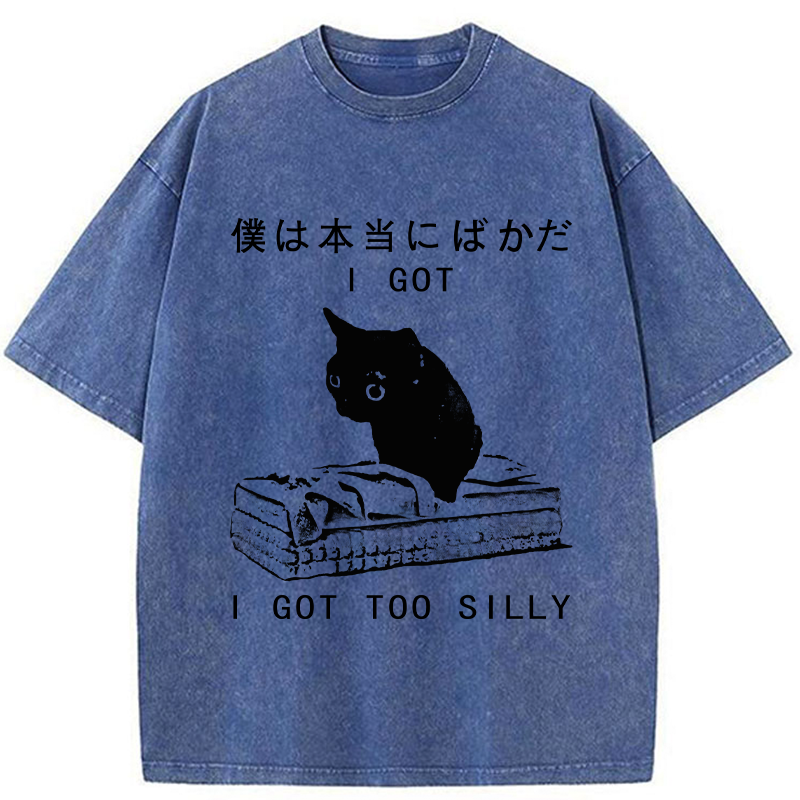 Tokyo-Tiger I Got Too Silly Washed T-Shirt