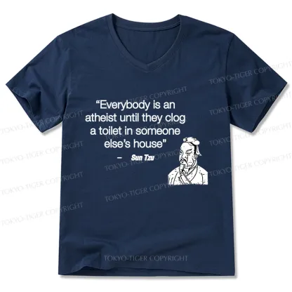 Tokyo-Tiger Funny Sun Tzu Saying V-Neck Classic T-Shirt