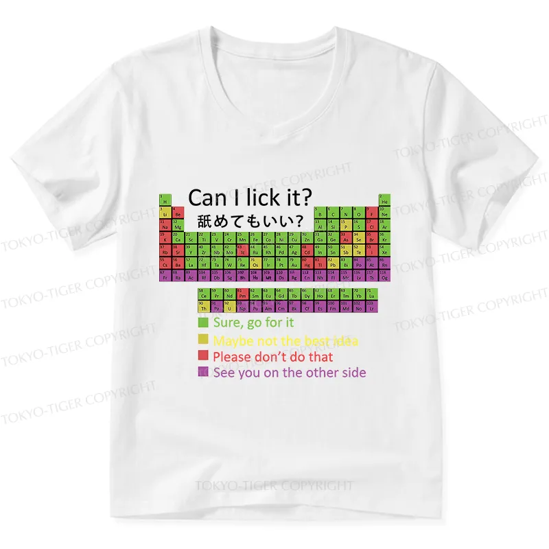 Tokyo-Tiger Can I Lick It V-Neck Classic T-Shirt
