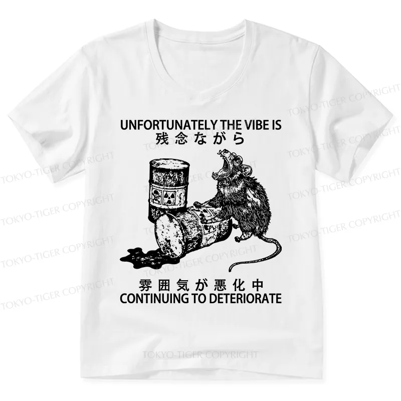 Tokyo-Tiger The Vibe Is Continuing To Deteriorate V-Neck Classic T-Shirt