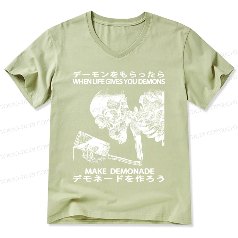 Tokyo-Tiger Make Demonade Funny V-Neck Classic T-Shirt