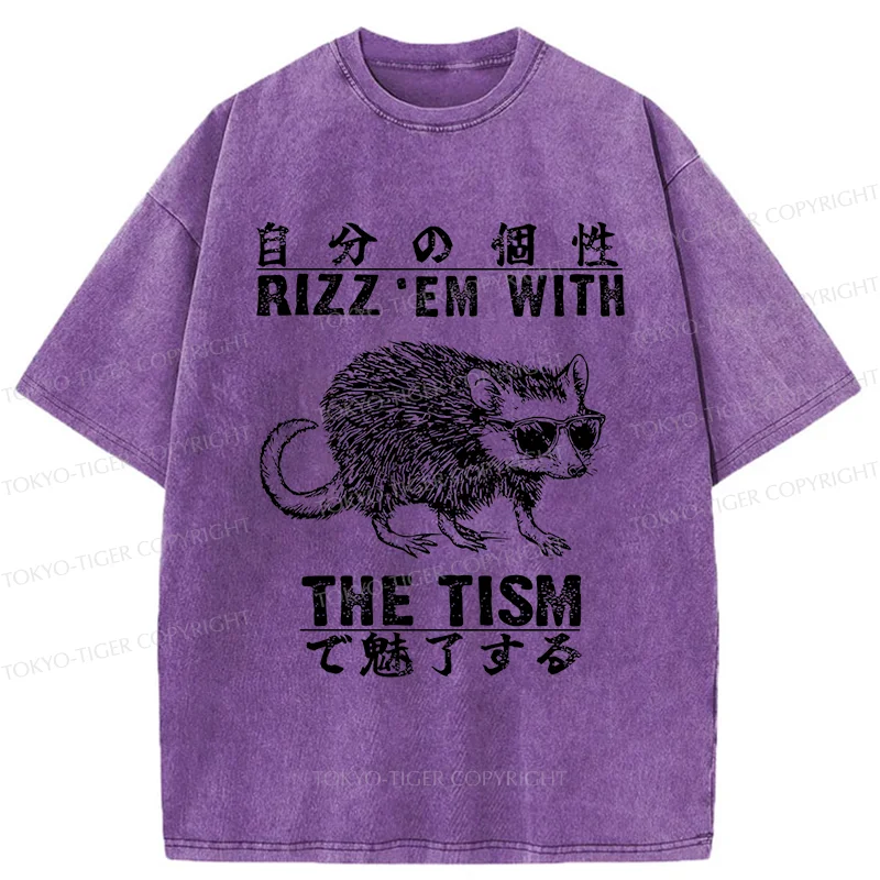 Tokyo-Tiger Handsome Mouse Washed T-Shirt