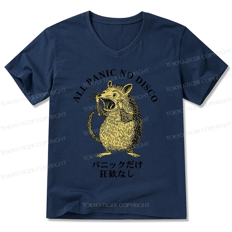 Tokyo-Tiger All Panic No Disco V-Neck Classic T-Shirt