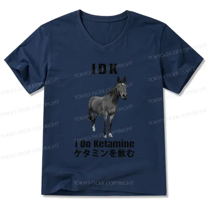 Tokyo-Tiger IDK I Do Ketamine V-Neck Classic T-Shirt