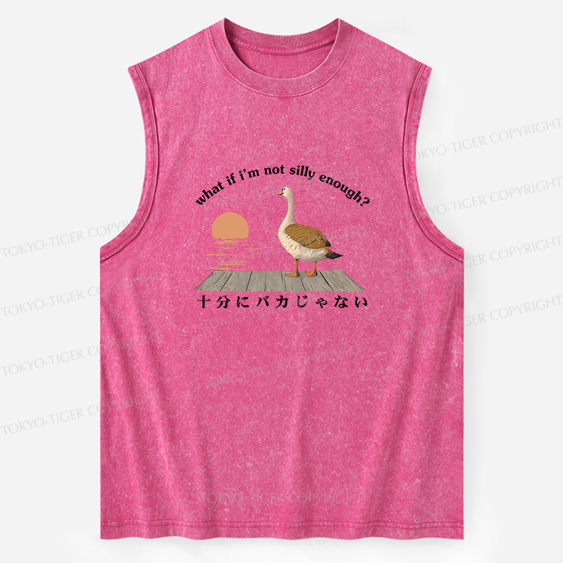 Tokyo-Tiger What If I'm Not Silly Enough Washed Tank