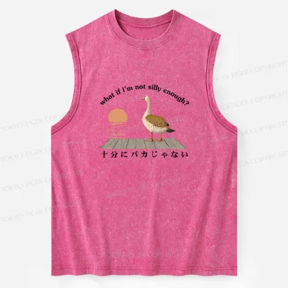 Tokyo-Tiger What If I'm Not Silly Enough Washed Tank