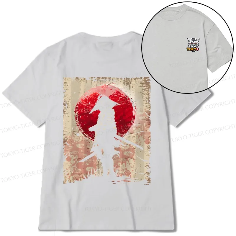 Tokyo-Tiger Samurai Front Back Classic T-Shirt