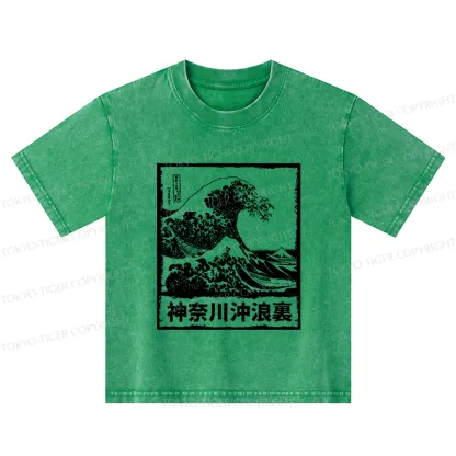 Tokyo-Tiger Legendary Wave Kids Washed T-Shirt
